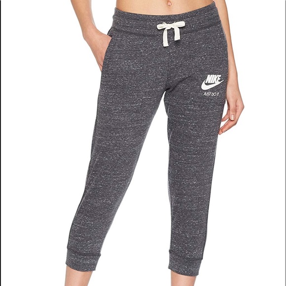 Nike Pants - Nike jersey vintage cropped joggers